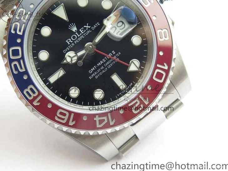 AAA Replica Watches Ceramic GMT-Master II Youthful Best Red 1:1 BLRO MAX Blue 116719 Version VRF 2795 CHS Steel SA3186 Edition 904L 1231